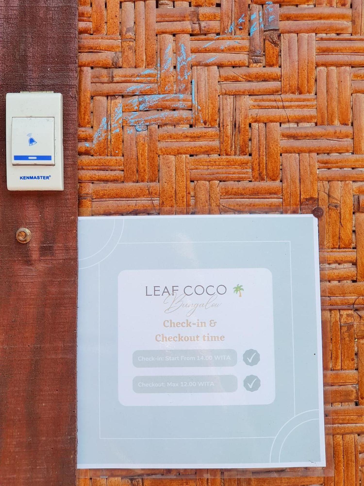 Leaf Coco Bungalow Gili Air Exterior foto